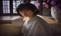 bl漫画年度盘点直播预告封面，薰衣草紫背景上展示多部高分作品角色插画